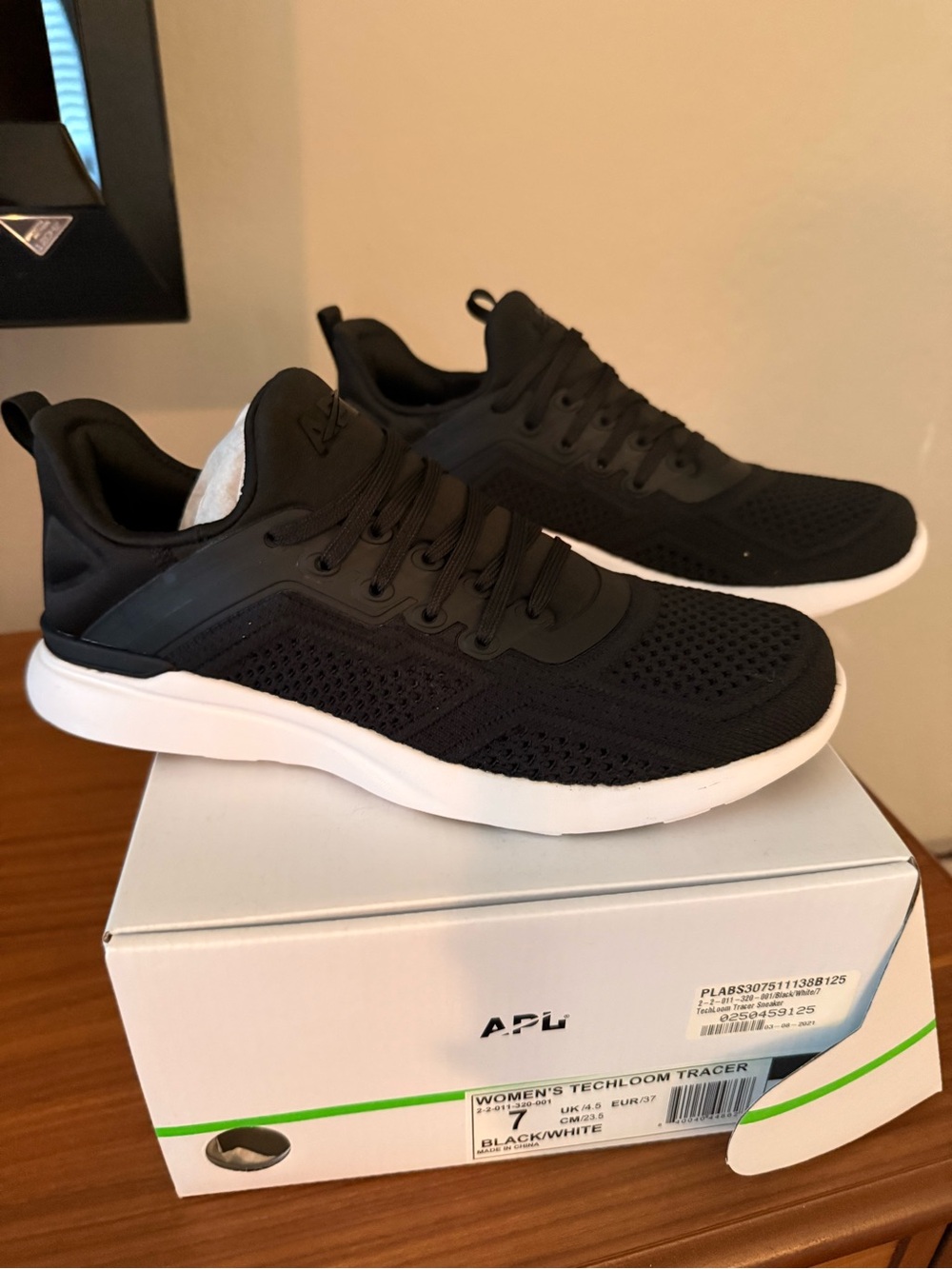 APL Women's Techloom Tracer Sneakers — Black and White